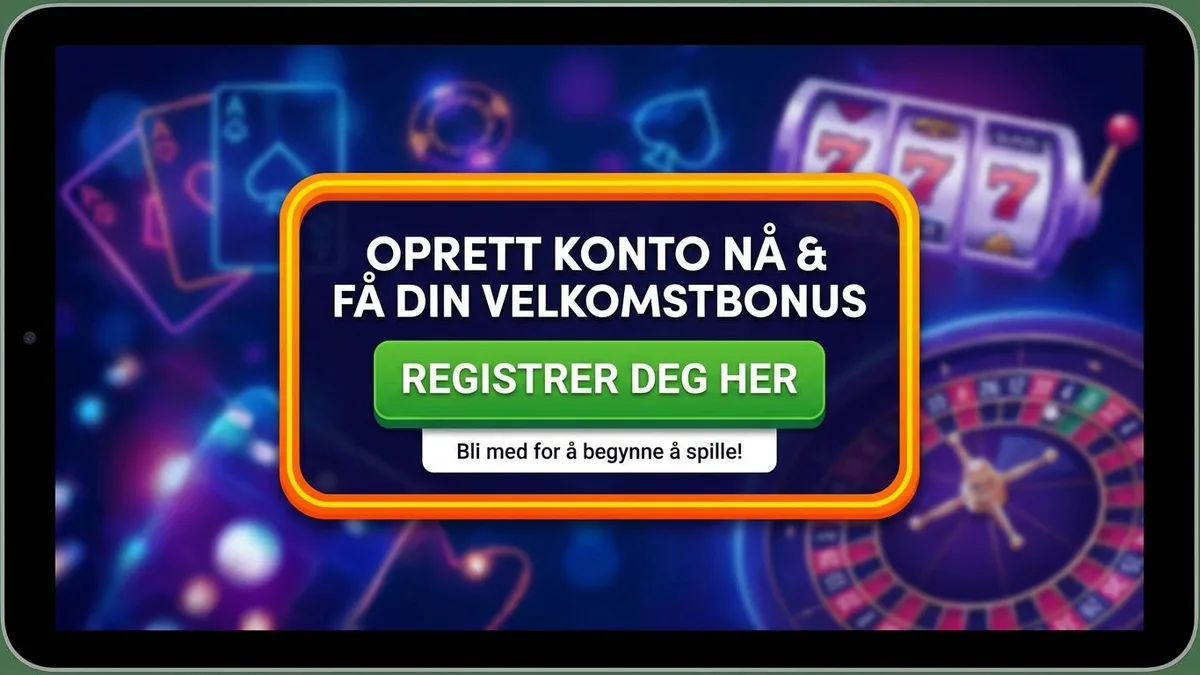 Registrer deg med bonus